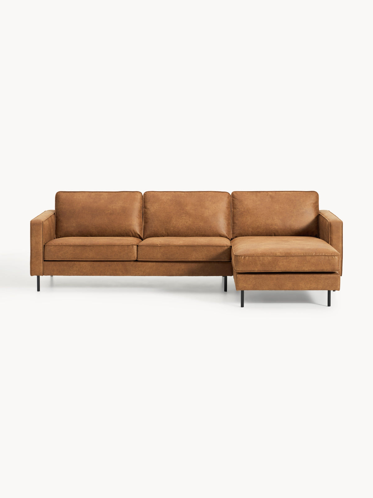 Hunseld Corner Sofa (3-Seater) in Leather