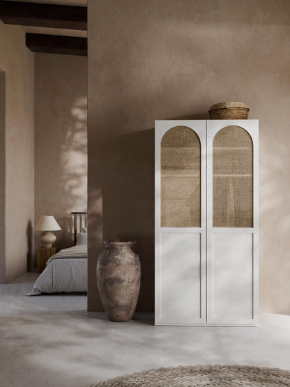 Jenduna Modular Hinged-Door Wardrobe, 100 cm Wide, in Various Sizes