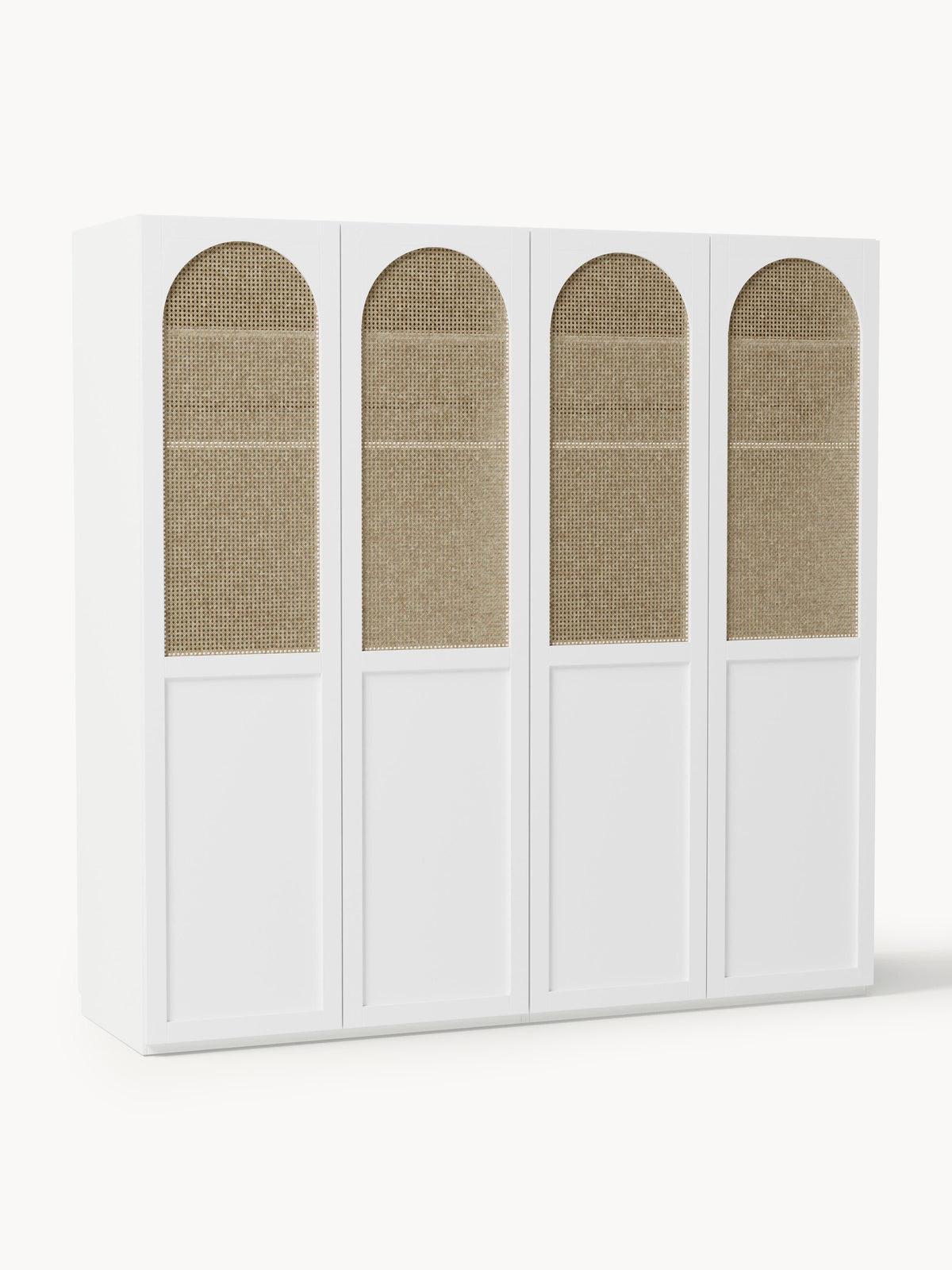 Jenduna Modular Hinged-Door Wardrobe, 200 cm Wide, in Various Sizes