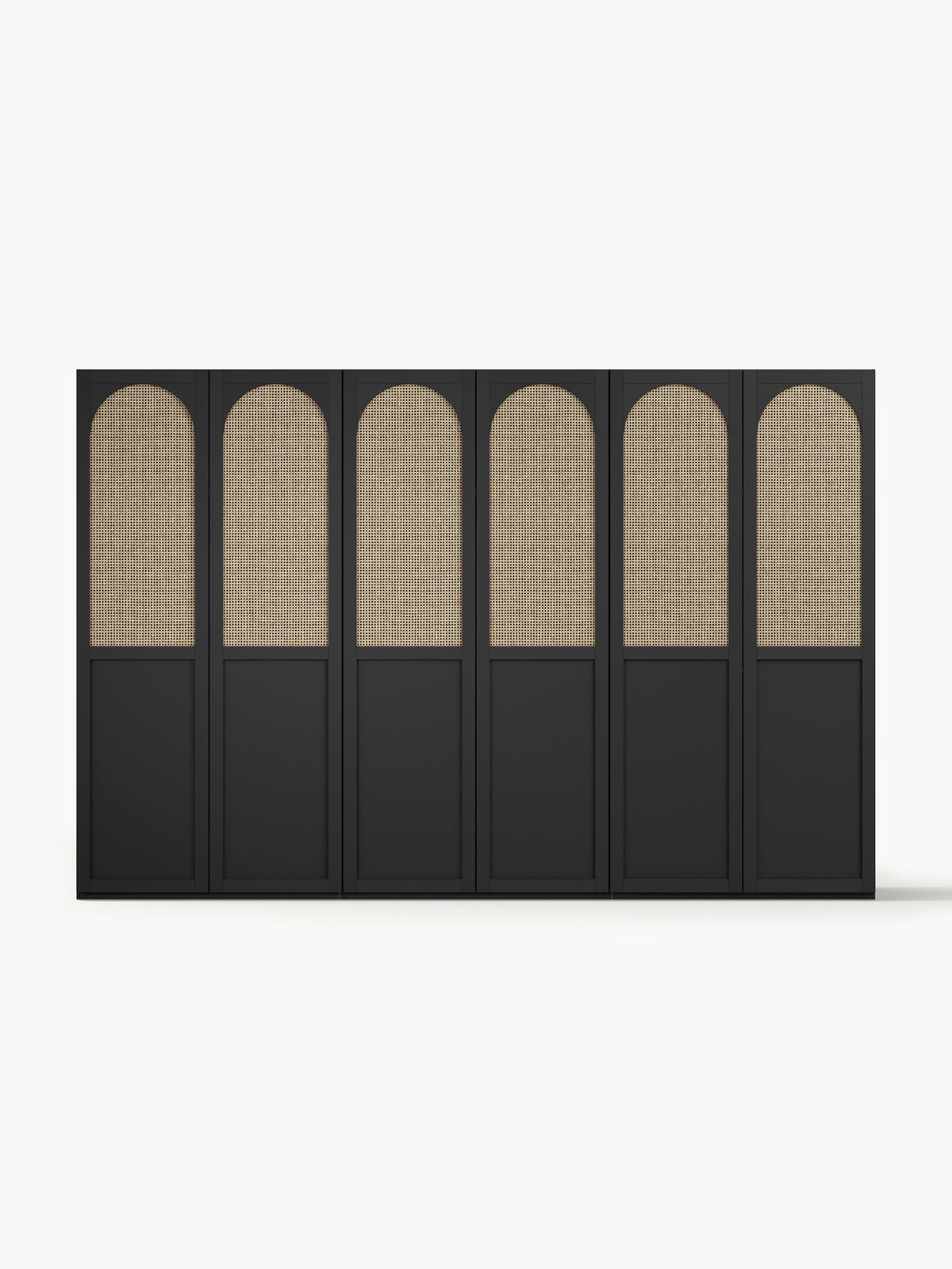 Jenduna Modular Hinged-Door Wardrobe, 300 cm Wide, in Various Sizes