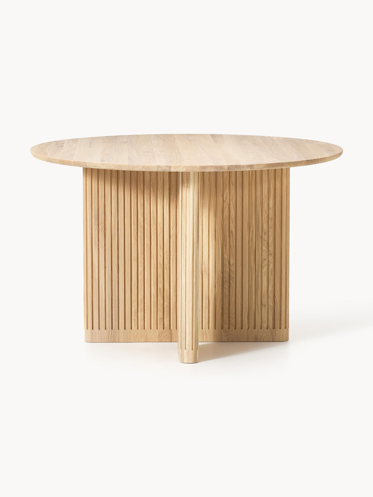 Jolalba Round Oak Dining Table, Ø 120 cm