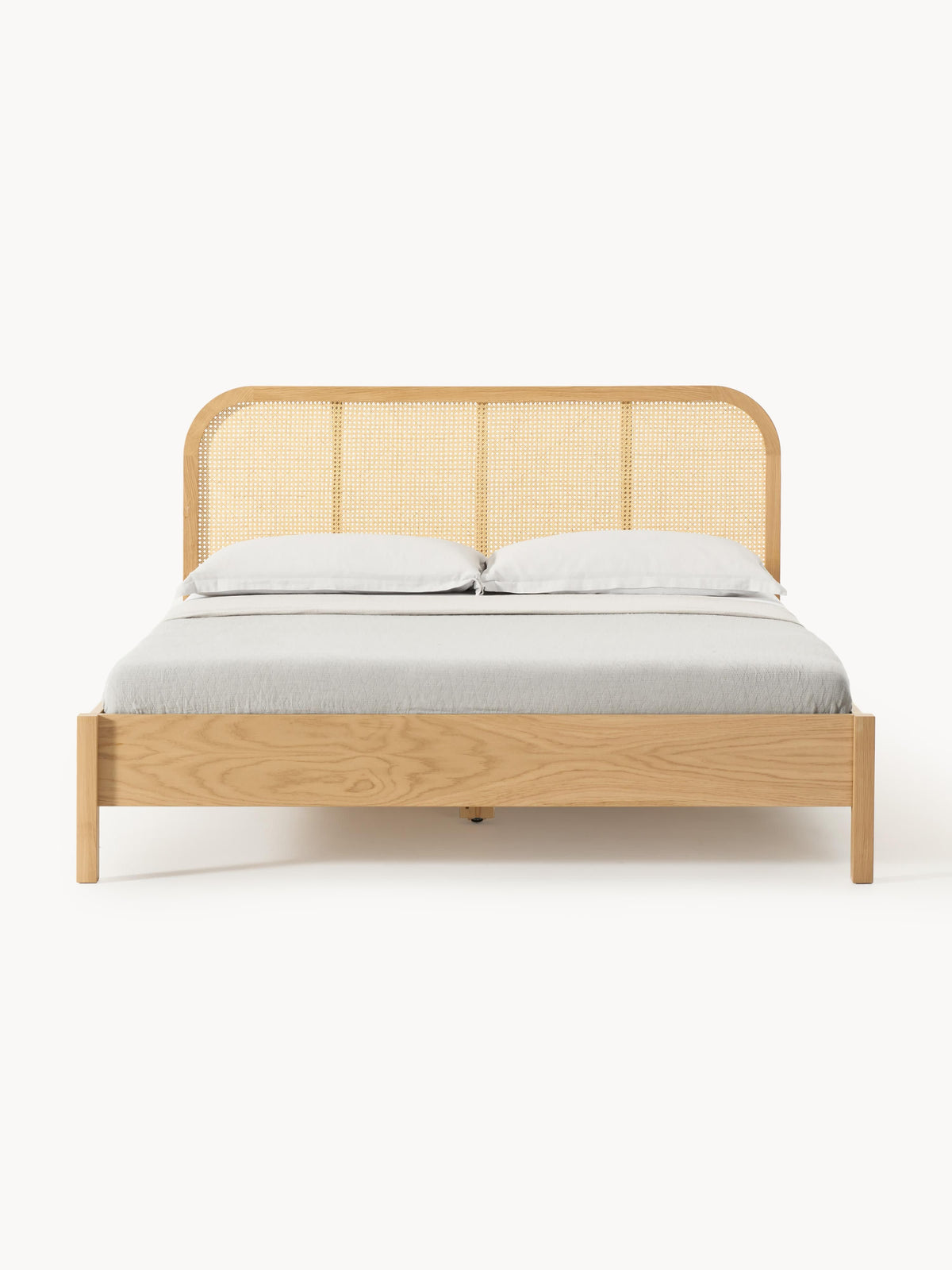Jonseld Wooden Bed with Vienna Cane Headboard