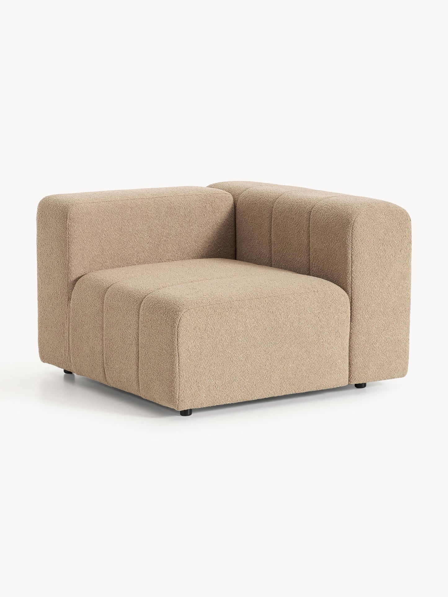 Lenmeno Corner Module in Bouclé