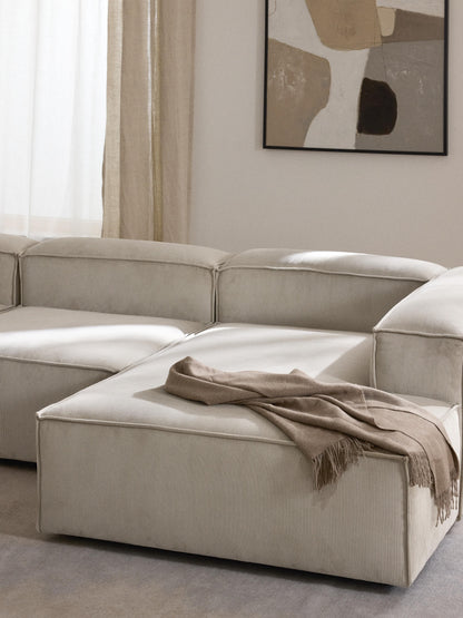 Lenoble Corduroy Ottoman Corner Module