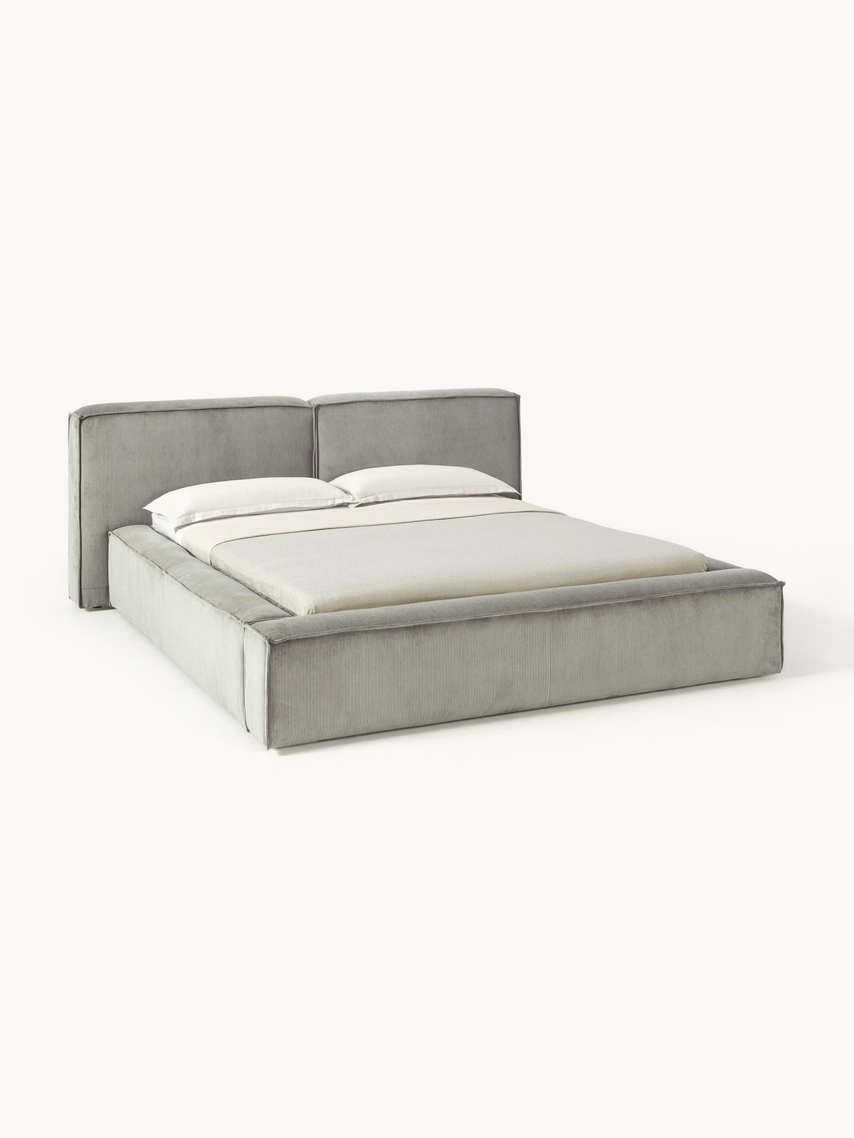 Lenoble Corduroy Upholstered Bed