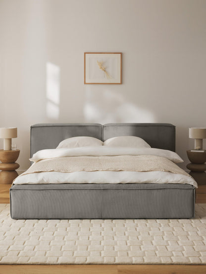 Lenoble Corduroy Upholstered Bed