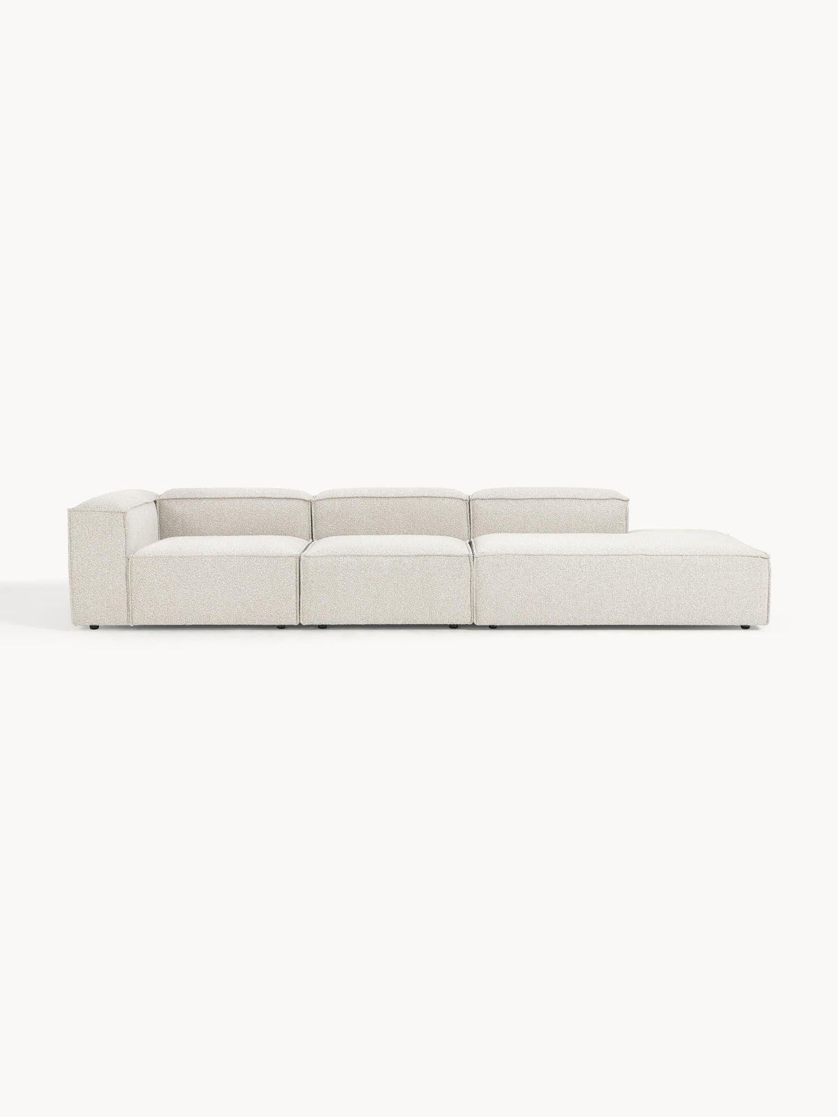 Lenoble Modular Bouclé Ottoman, XL