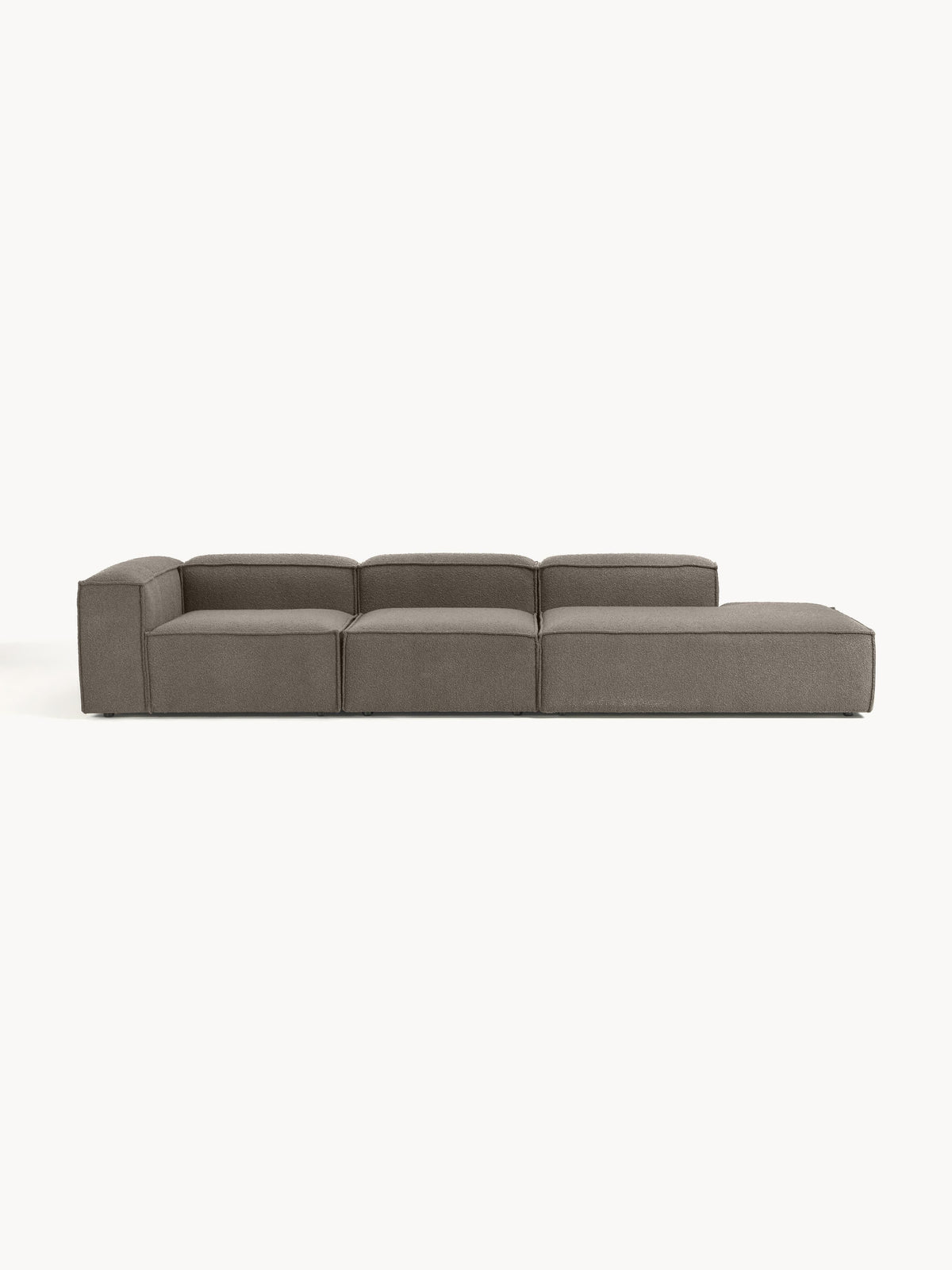 Lenoble Modular Bouclé Ottoman, XL