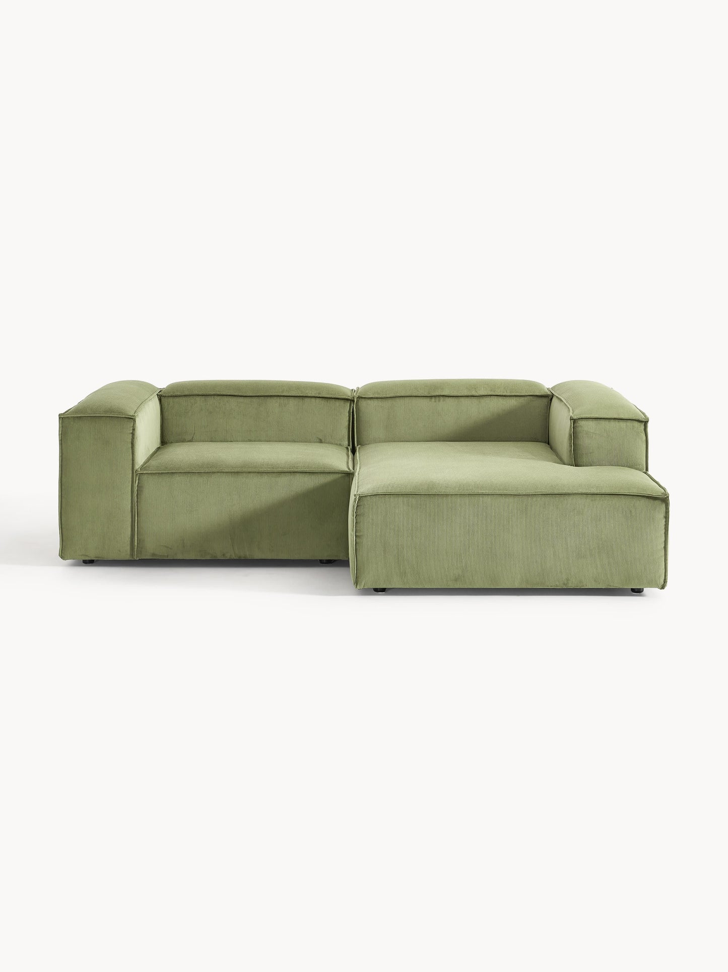 Lenoble Modular Corduroy Corner Sofa (2-Seater)