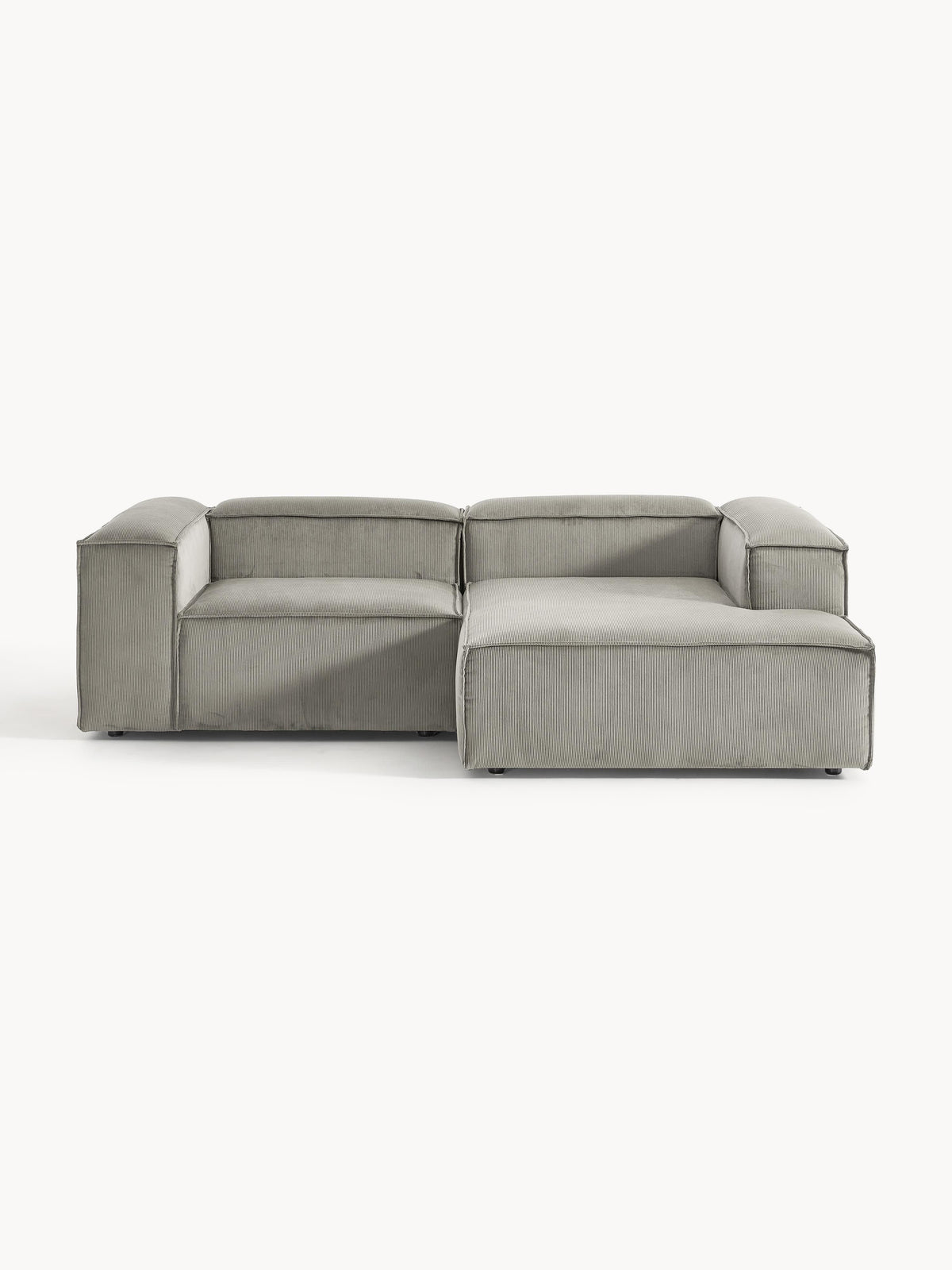 Lenoble Modular Corduroy Corner Sofa (2-Seater)
