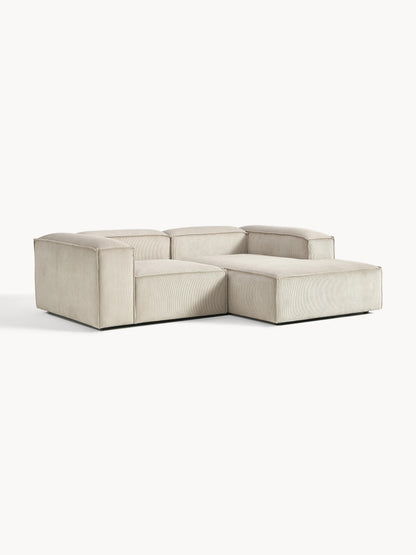 Lenoble Modular Corduroy Corner Sofa (2-Seater)