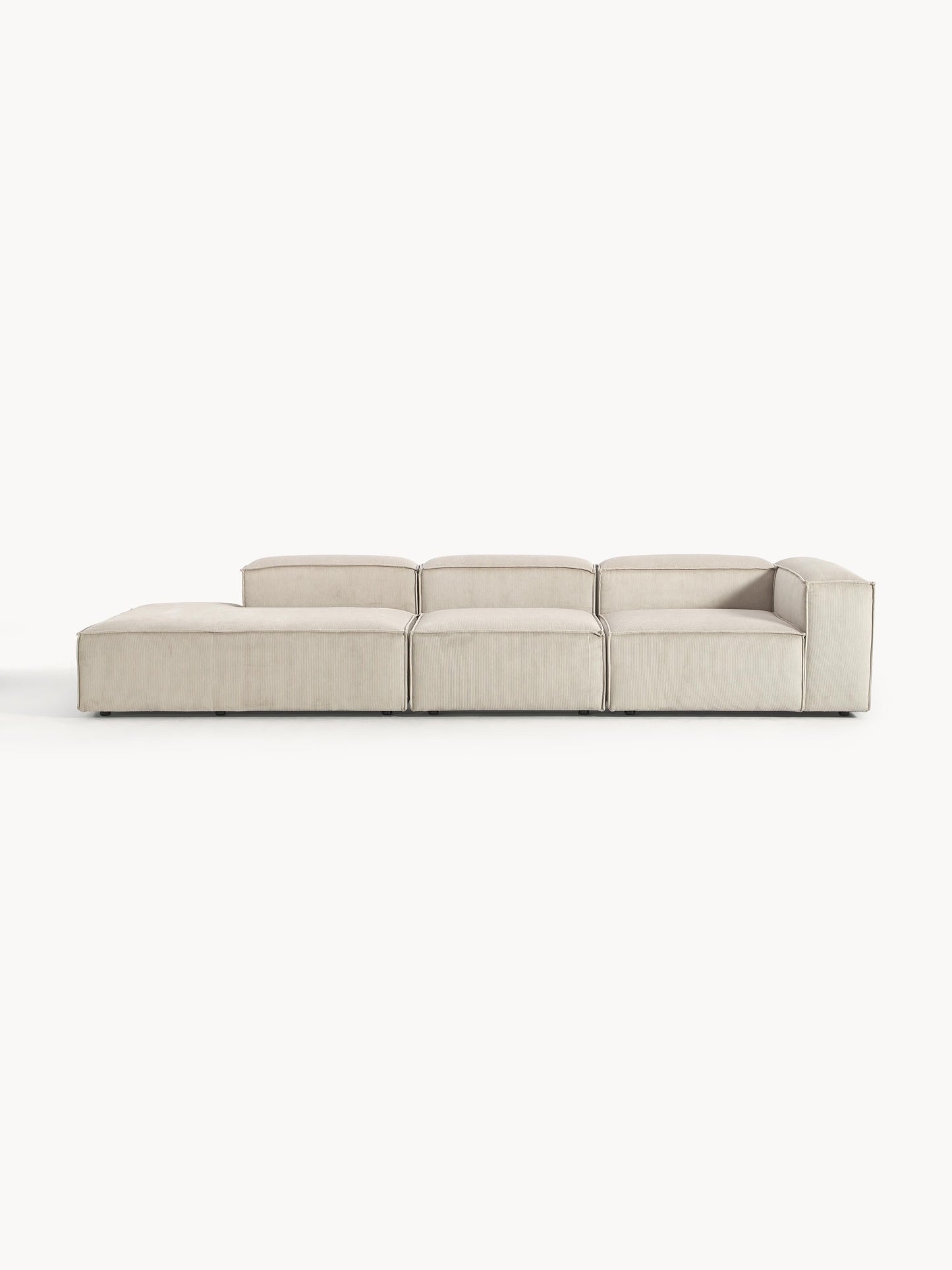 Lenoble Modular Corduroy Ottoman, XL