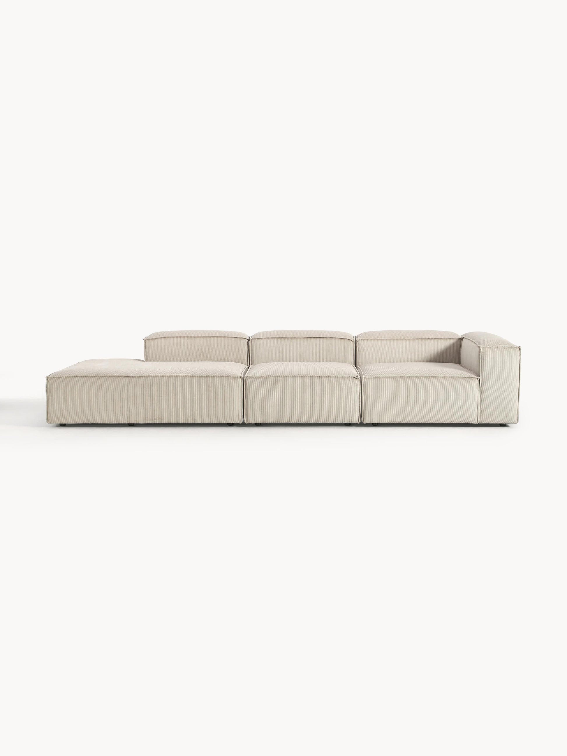 Lenoble Modular Corduroy Ottoman, XL