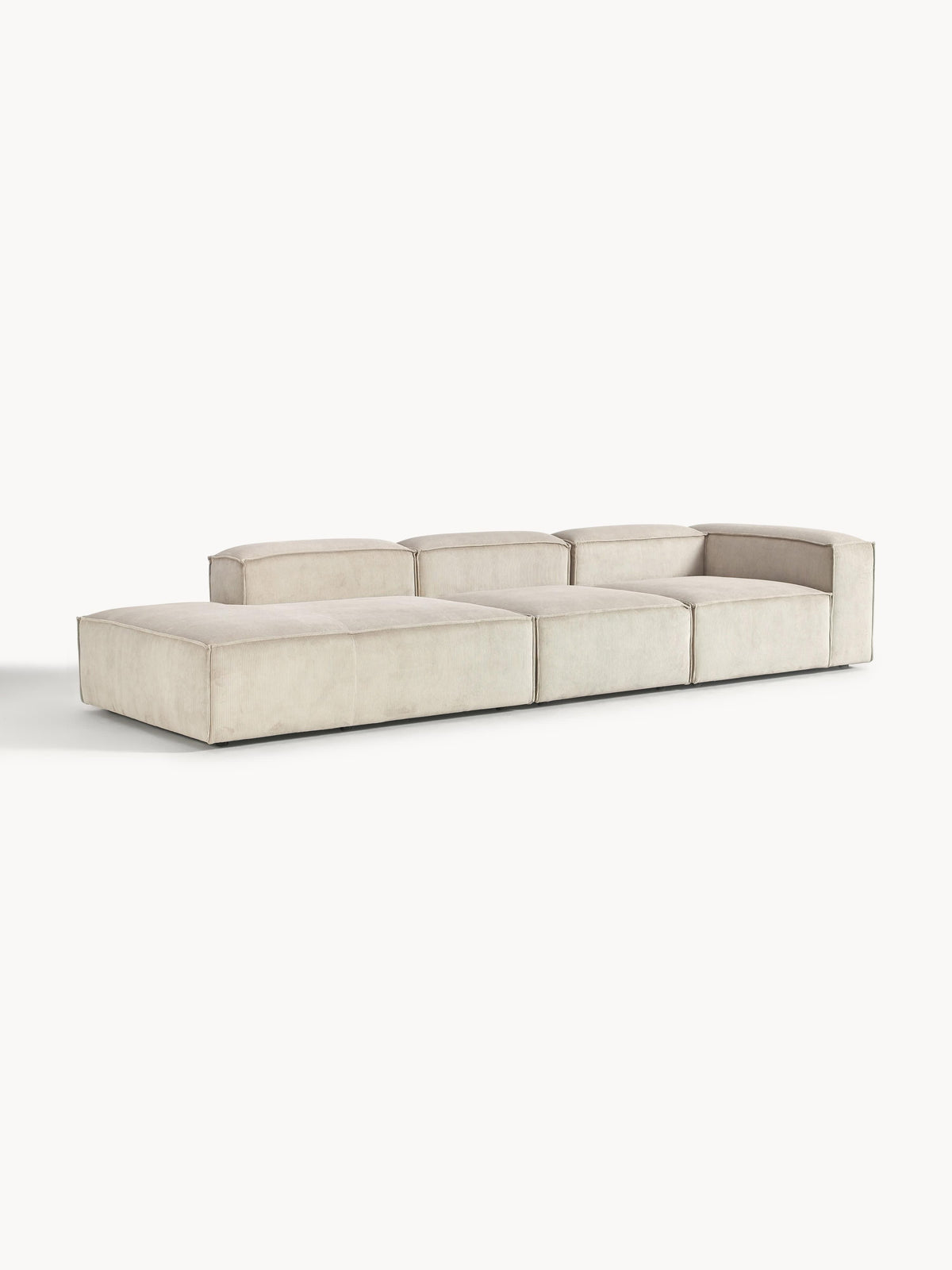 Lenoble Modular Corduroy Ottoman, XL