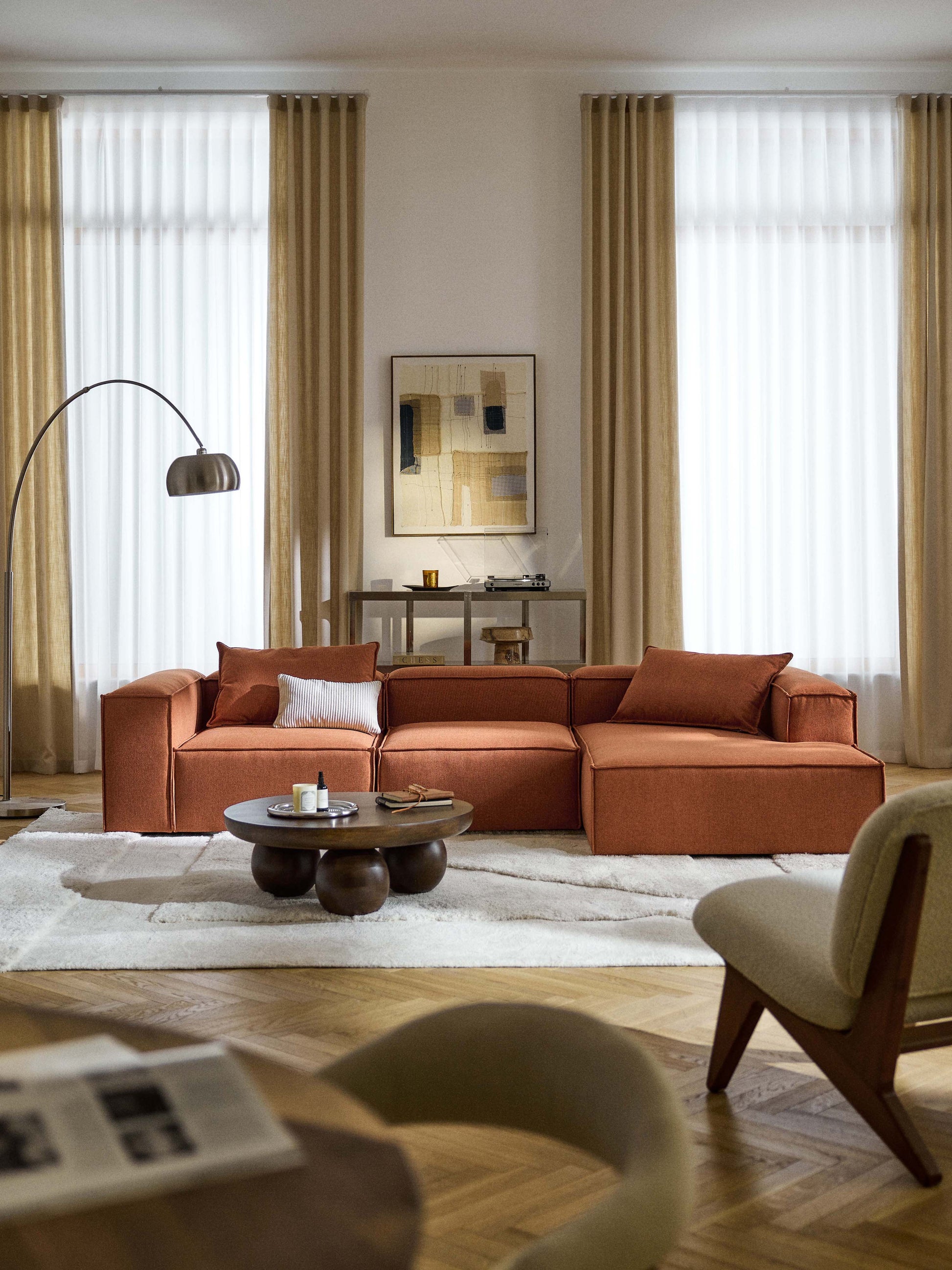 Lenoble Modular Corner Sofa (4-Seater)