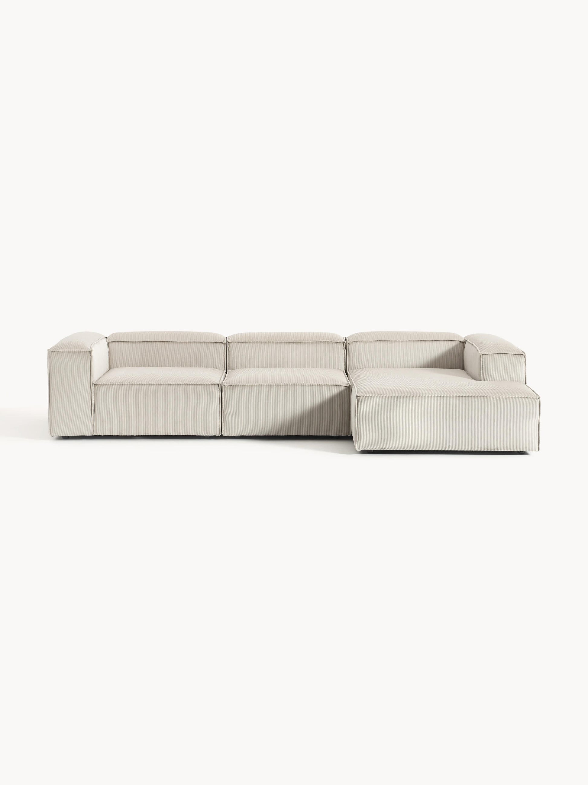 Lenoble Modular Corner Sofa (4-Seater) in Corduroy