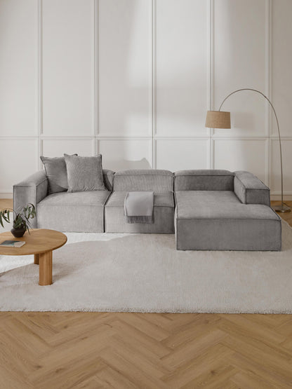 Lenoble Modular Corner Sofa (4-Seater) in Corduroy