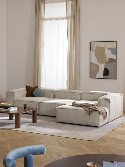 Lenoble Modular Corner Sofa (4-Seater) in Corduroy