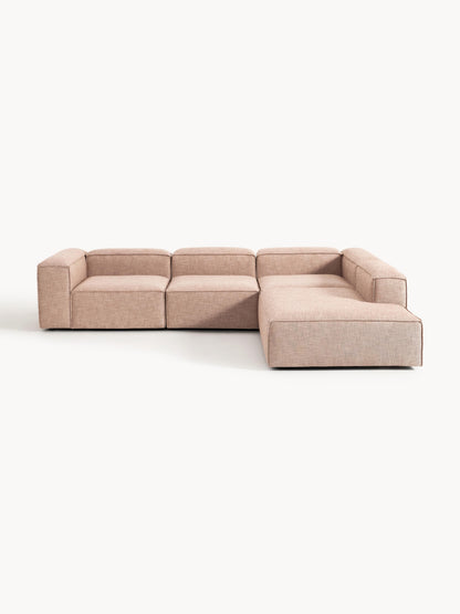 Lenoble Modular Corner Sofa (4-Seater) in Linen Blend, XL