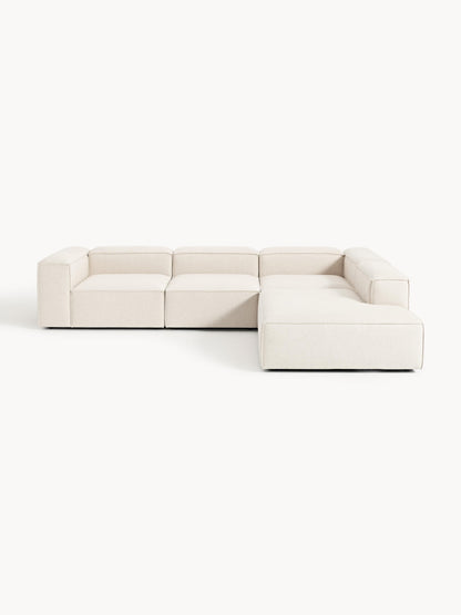 Lenoble Modular Corner Sofa (4-Seater) in Linen Blend, XL