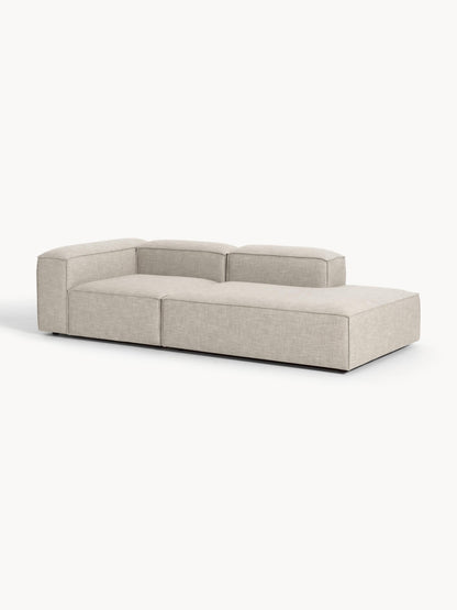 Lenoble Modular Linen Blend Ottoman