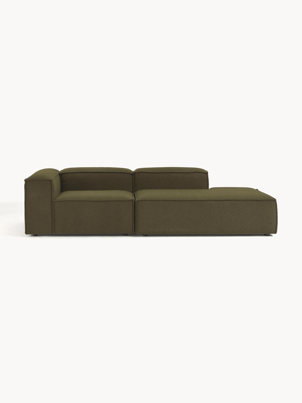 Lenoble Modular Ottoman in Bouclé