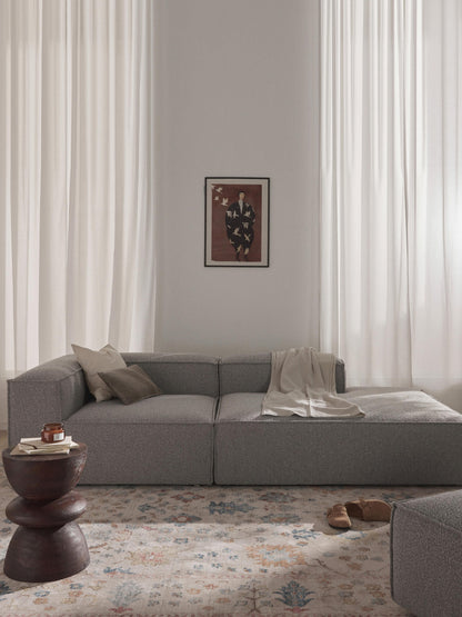 Lenoble Modular Ottoman in Bouclé