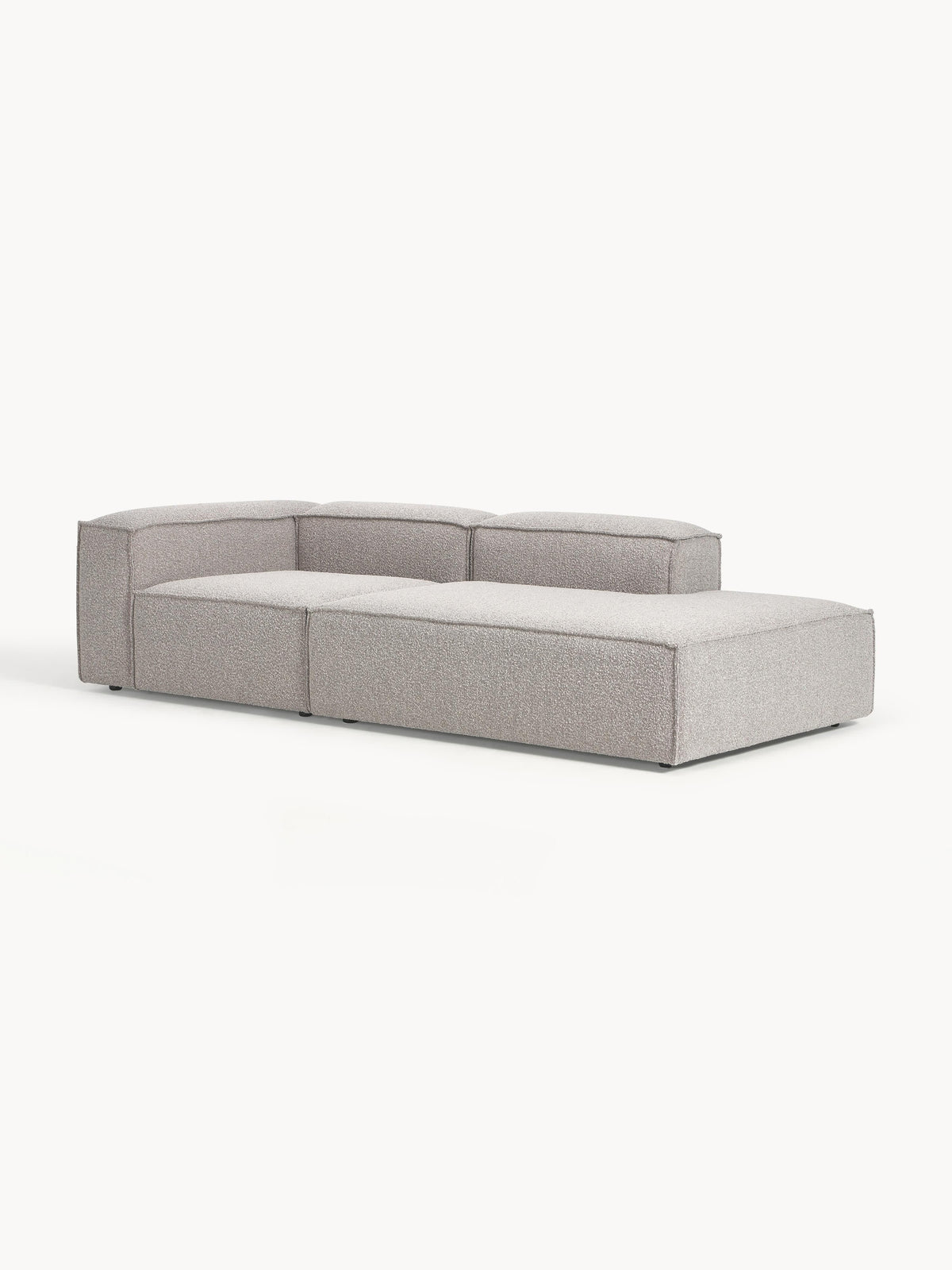 Lenoble Modular Ottoman in Bouclé