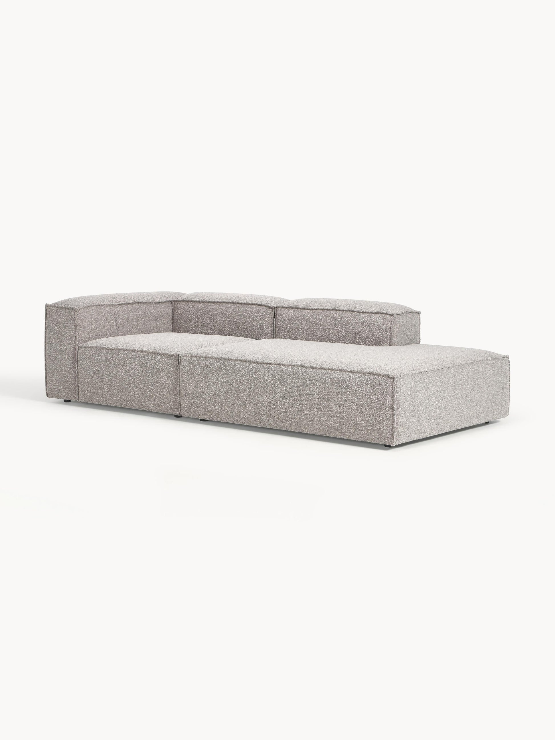 Lenoble Modular Ottoman in Bouclé