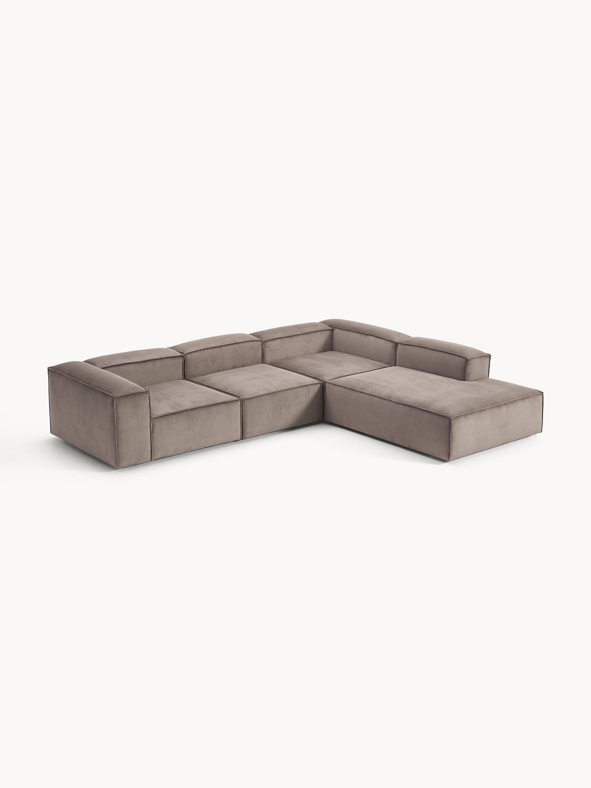 Lenoble Modular XL Corner Sofa (4-Seater) in Corduroy