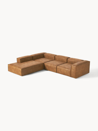 Lenoble Modular XL Leather Corner Sofa (4-Seater)