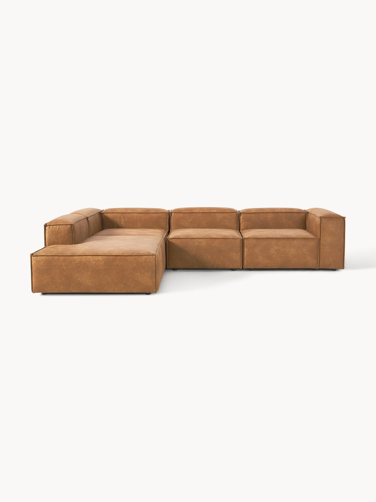 Lenoble Modular XL Leather Corner Sofa (4-Seater)