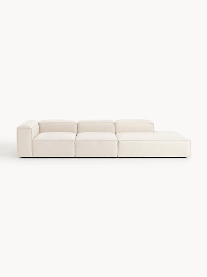 Lenoble Modular XL Ottoman in Linen Blend
