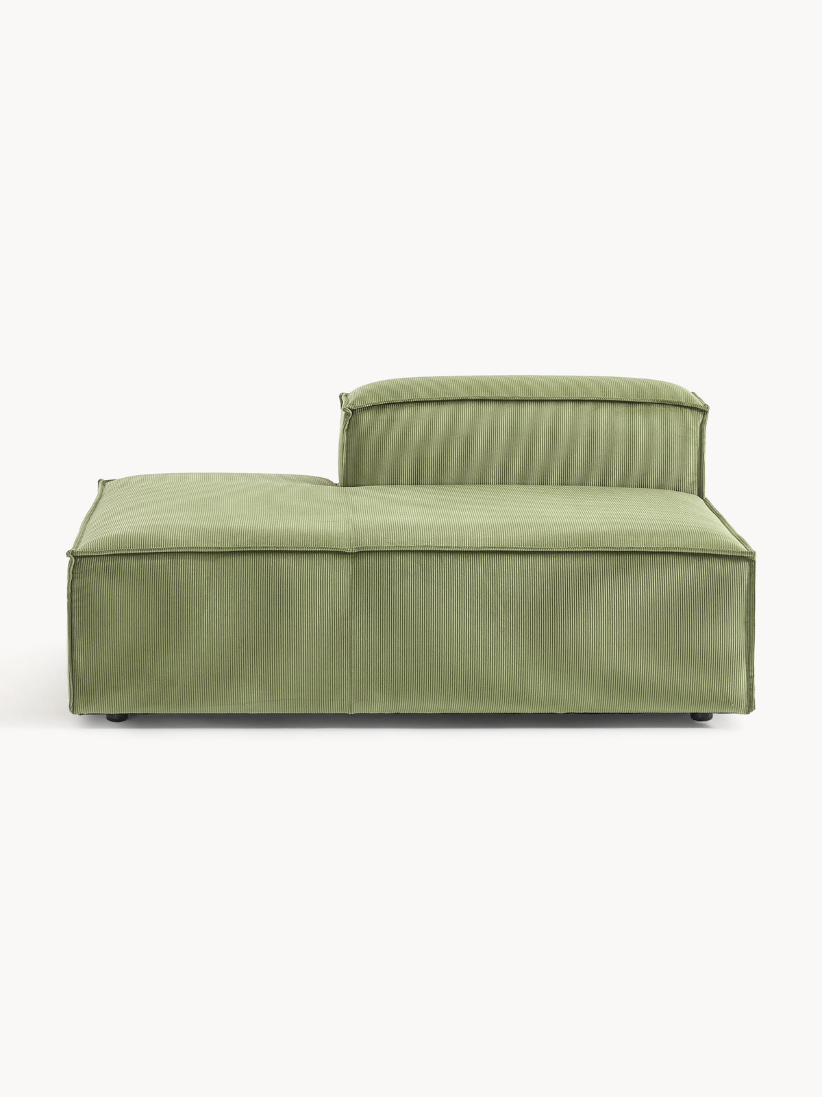 Lenoble Ottoman Module in Corduroy