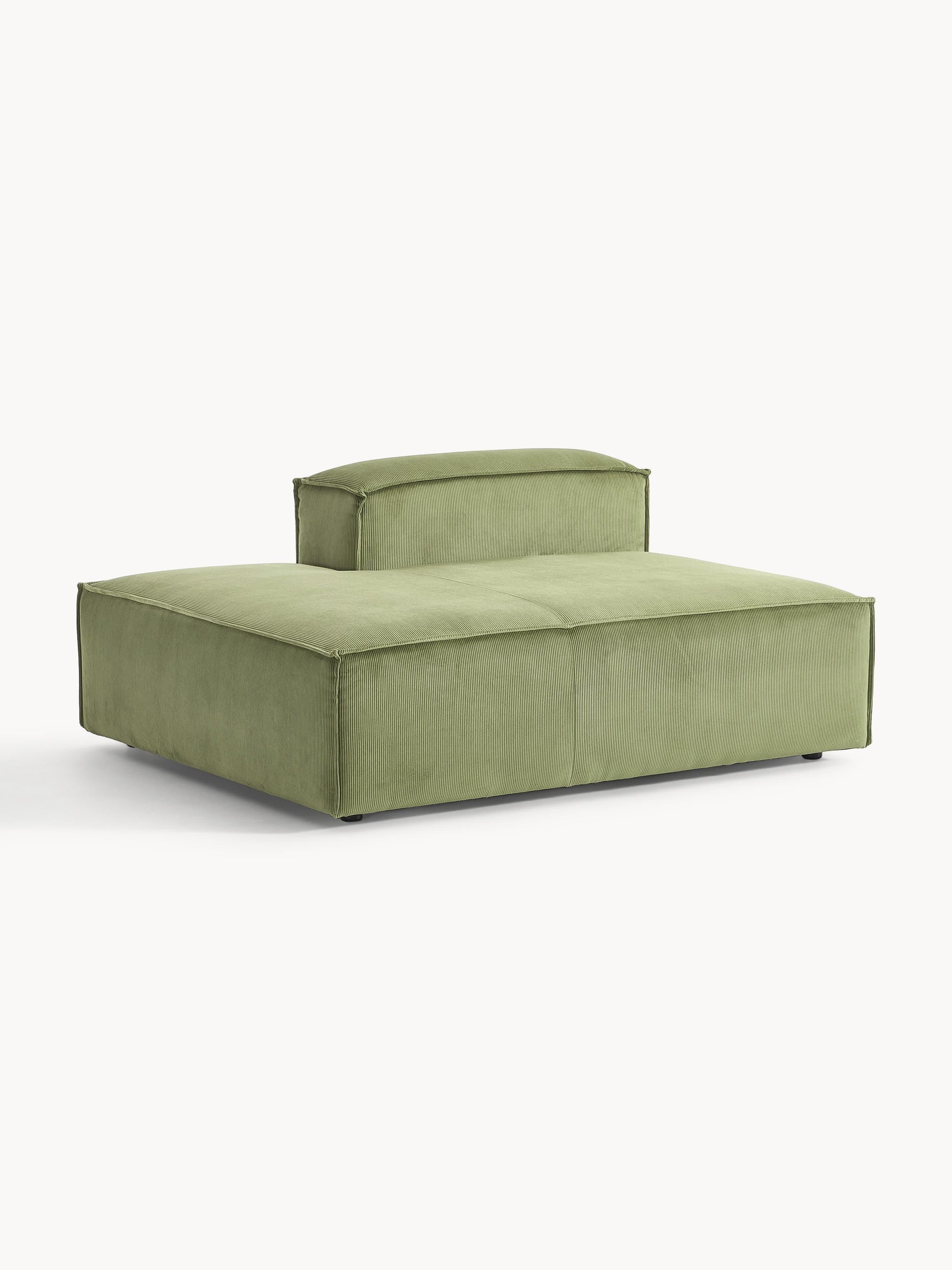 Lenoble Ottoman Module in Corduroy