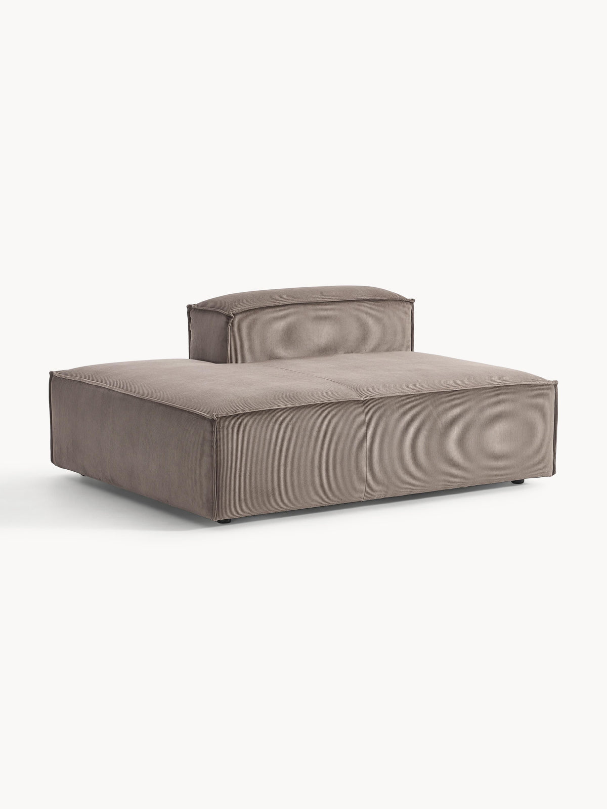 Lenoble Ottoman Module in Corduroy
