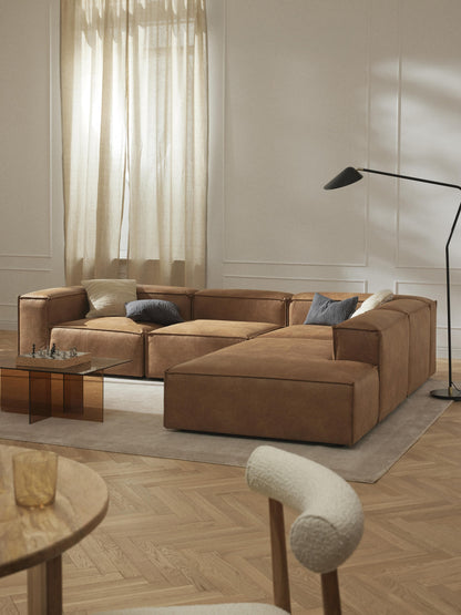 Lenoble Ottoman Module in Leather
