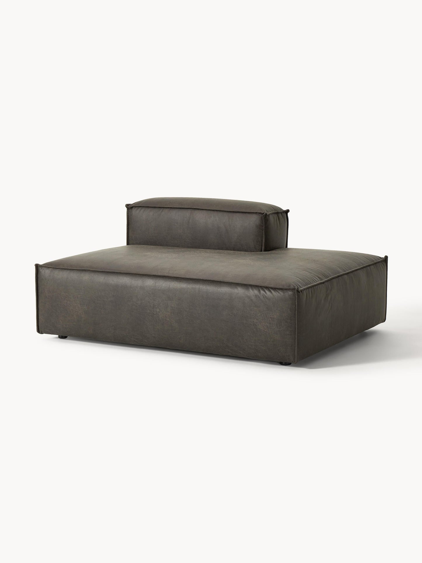 Lenoble Ottoman Module in Leather