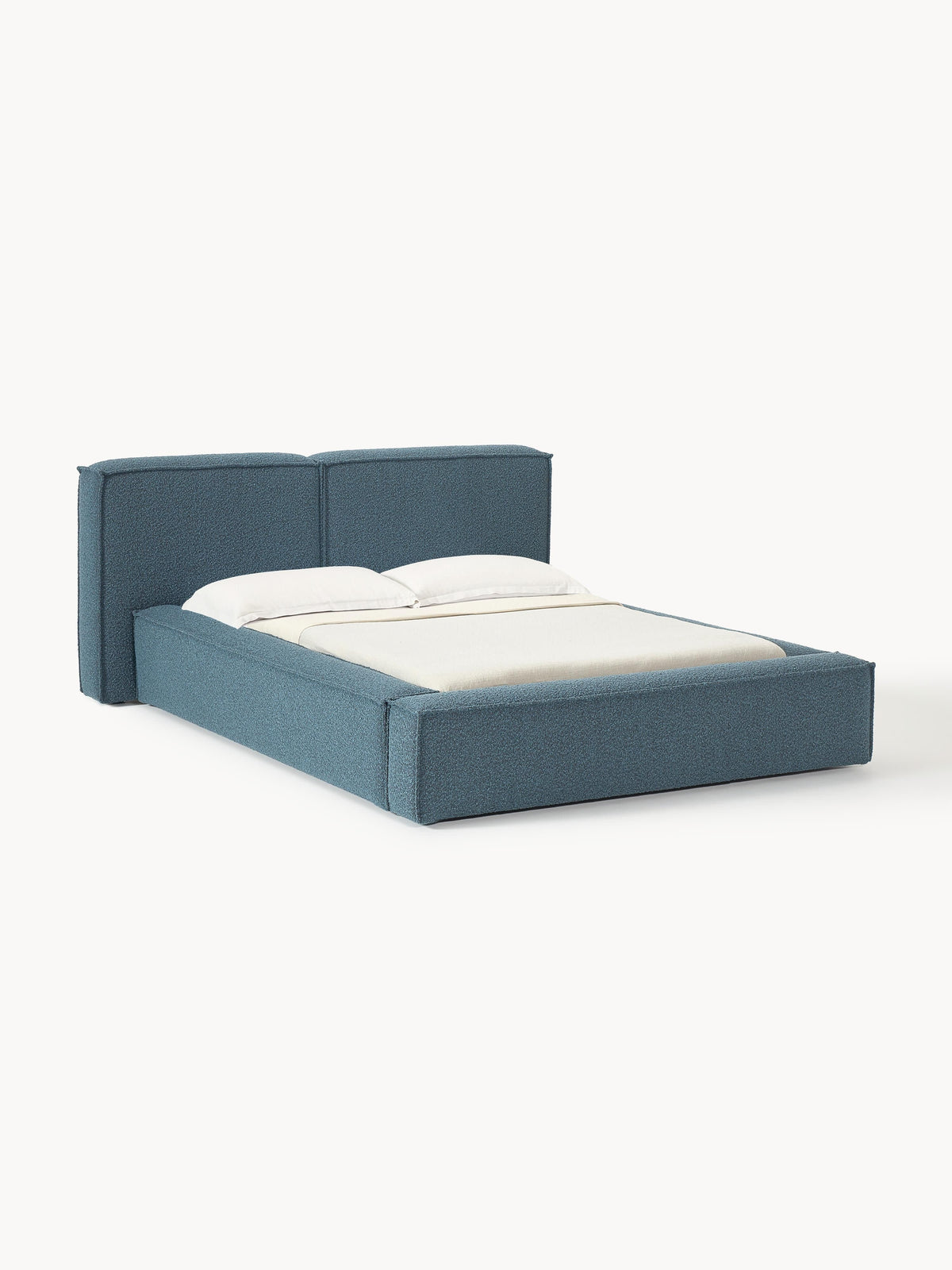 Lenoble Upholstered Bed in Bouclé