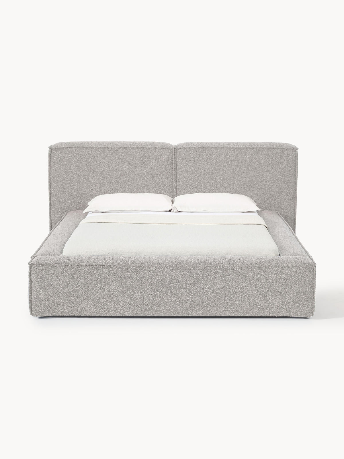 Lenoble Upholstered Bed in Bouclé