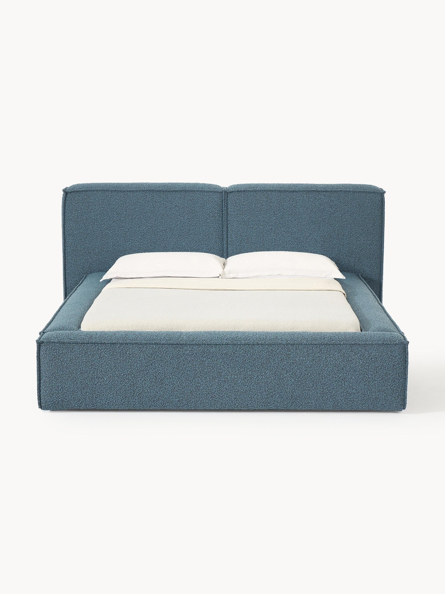 Lenoble Upholstered Bed in Bouclé