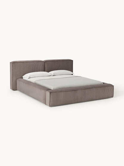 Lenoble Upholstered Bed with Storage, Corduroy