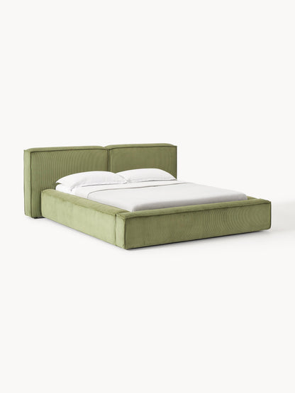 Lenoble Upholstered Bed with Storage, Corduroy