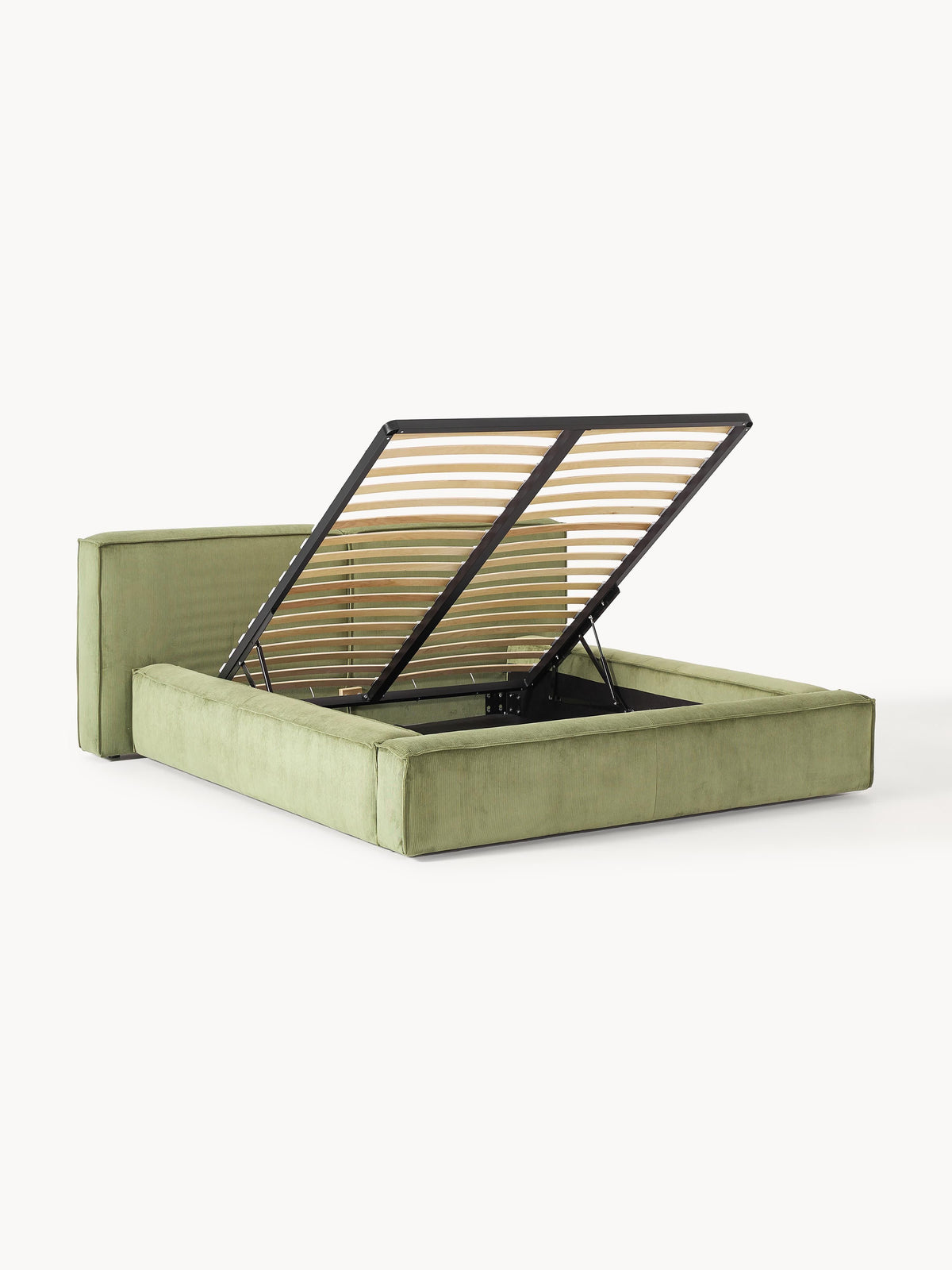 Lenoble Upholstered Bed with Storage, Corduroy