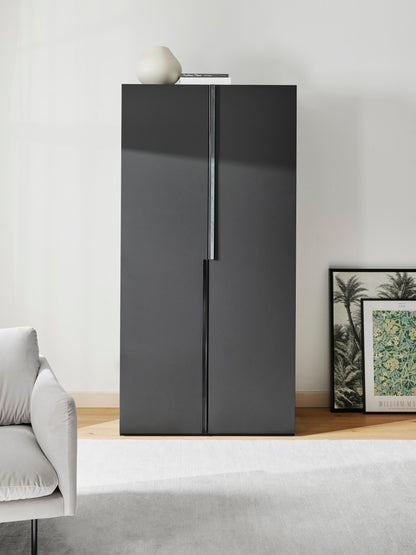 Lenveno Modular Hinged-Door Wardrobe, 100 cm Wide, in Various Sizes