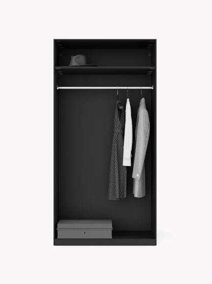 Lenveno Modular Hinged-Door Wardrobe, 100 cm Wide, in Various Sizes
