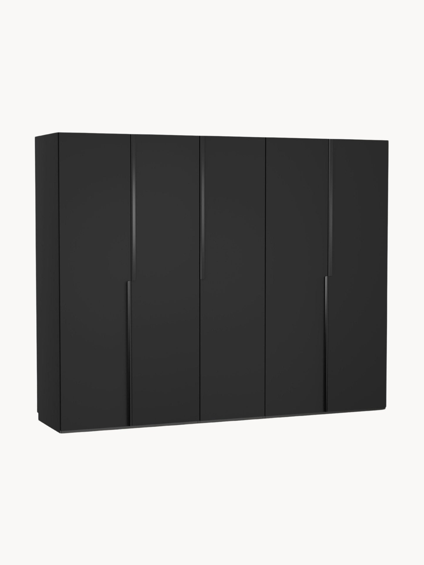 Lenveno Modular Hinged-Door Wardrobe, 250 cm Wide, in Various Sizes