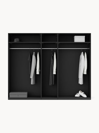 Lenveno Modular Hinged-Door Wardrobe, 250 cm Wide, in Various Sizes