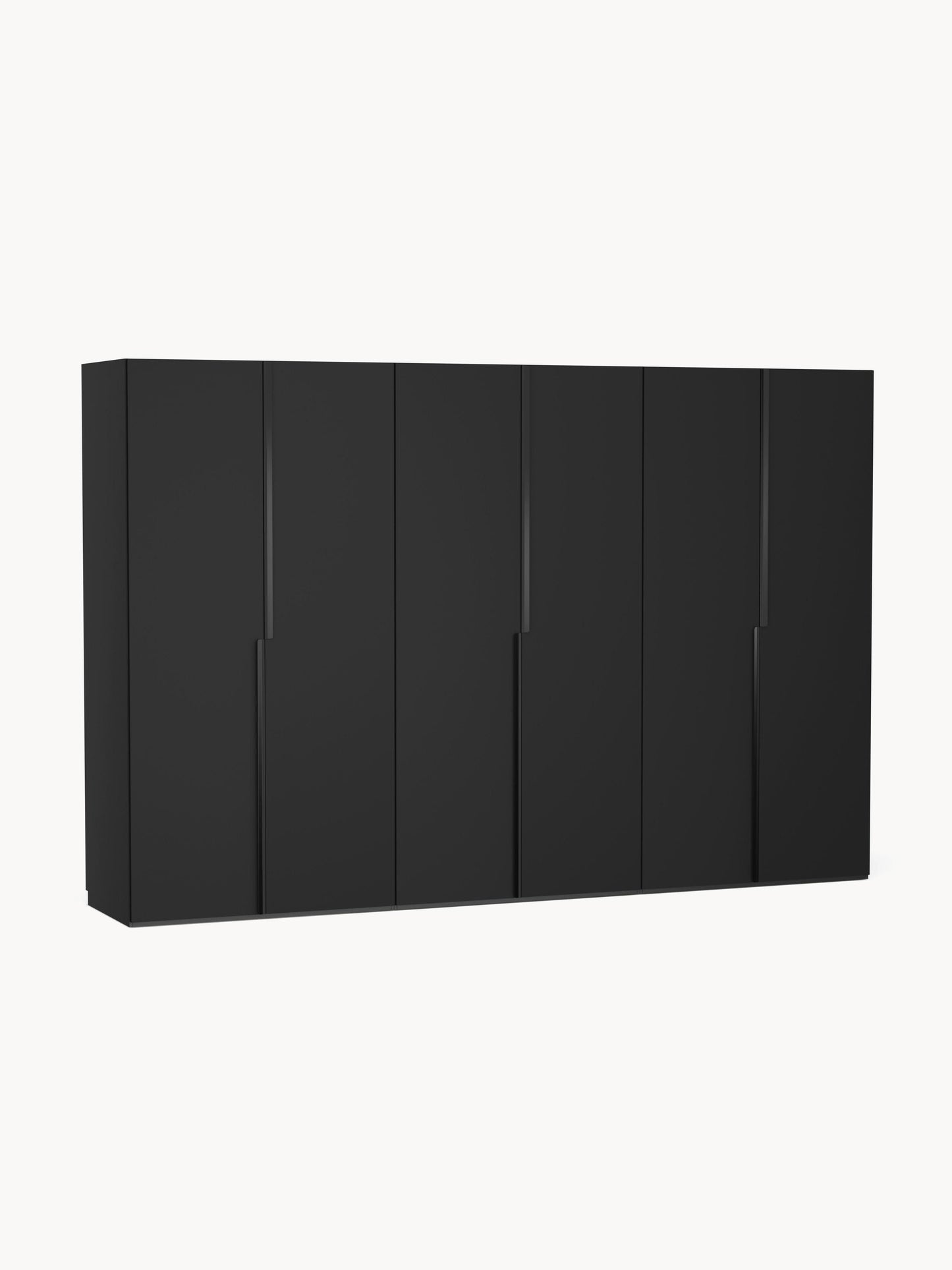 Lenveno Modular Hinged-Door Wardrobe, 300 cm Wide, in Various Sizes