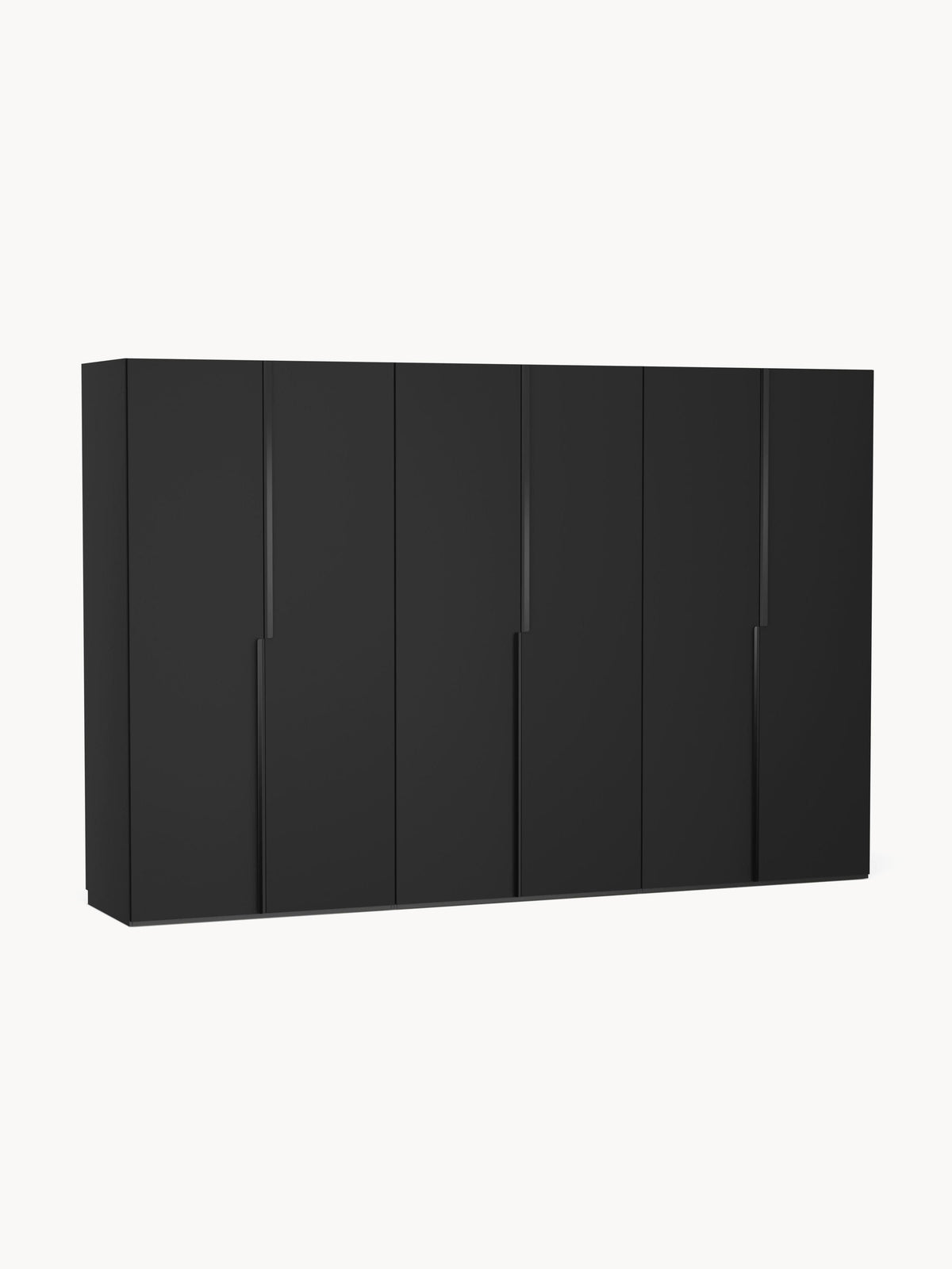 Lenveno Modular Hinged-Door Wardrobe, 300 cm Wide, in Various Sizes